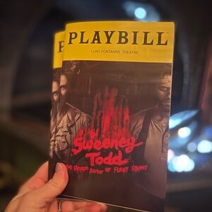 Sweeney Todd The Demon Barber of Fleet Street Playbill